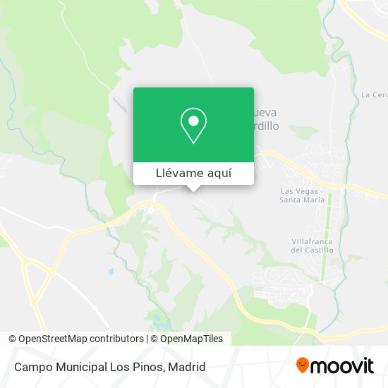 Mapa Campo Municipal Los Pinos