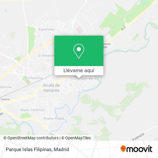 Mapa Parque Islas Filipinas