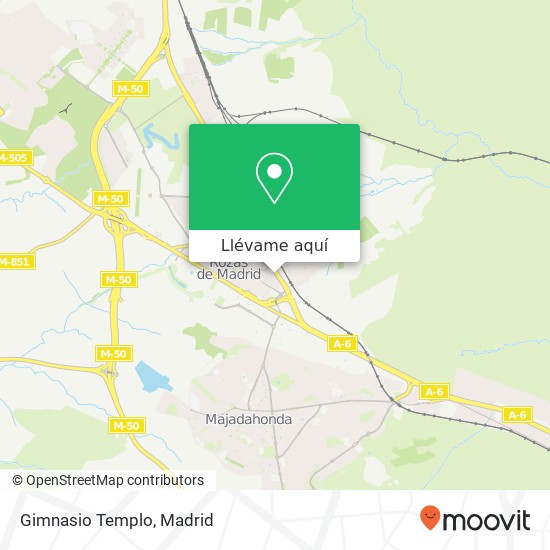 Mapa Gimnasio Templo