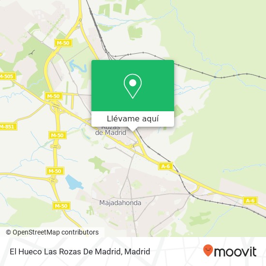 Mapa El Hueco Las Rozas De Madrid