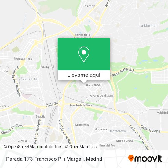 Mapa Parada 173 Francisco Pi i Margall