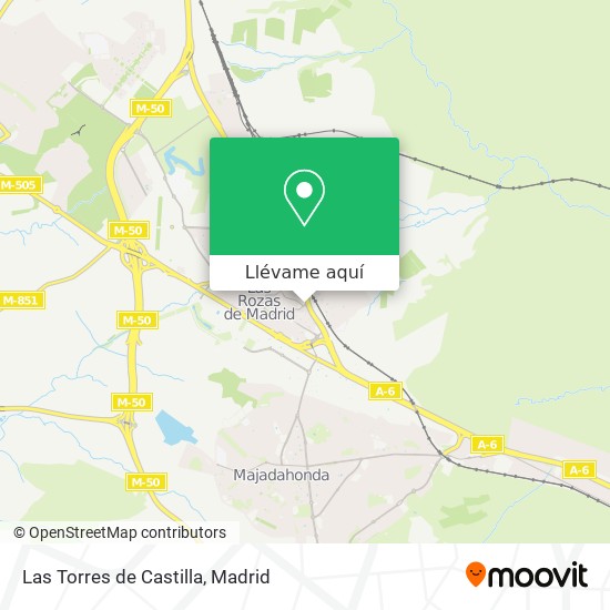 Mapa Las Torres de Castilla