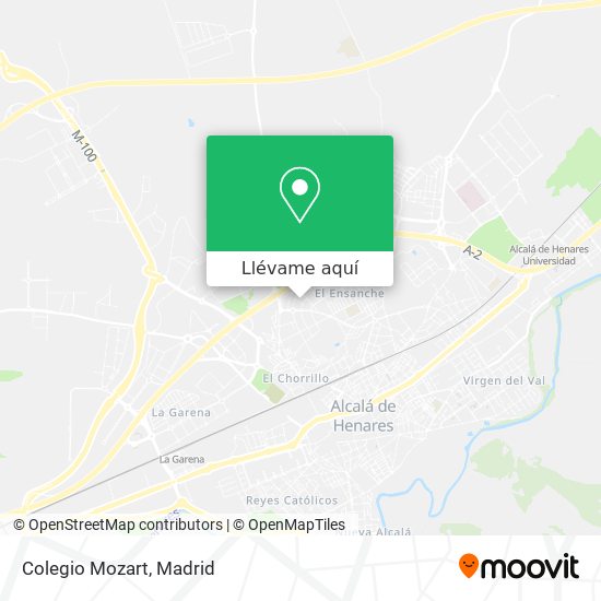 Mapa Colegio Mozart