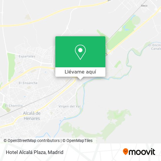 Mapa Hotel Alcalá Plaza