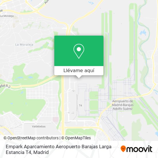 Mapa Empark Aparcamiento Aeropuerto Barajas Larga Estancia T4