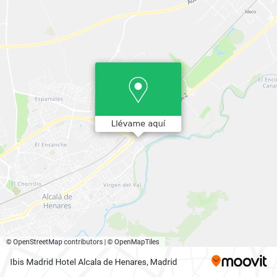 Mapa Ibis Madrid Hotel Alcala de Henares