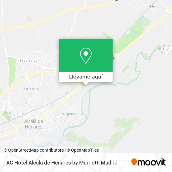 Mapa AC Hotel Alcalá de Henares by Marriott