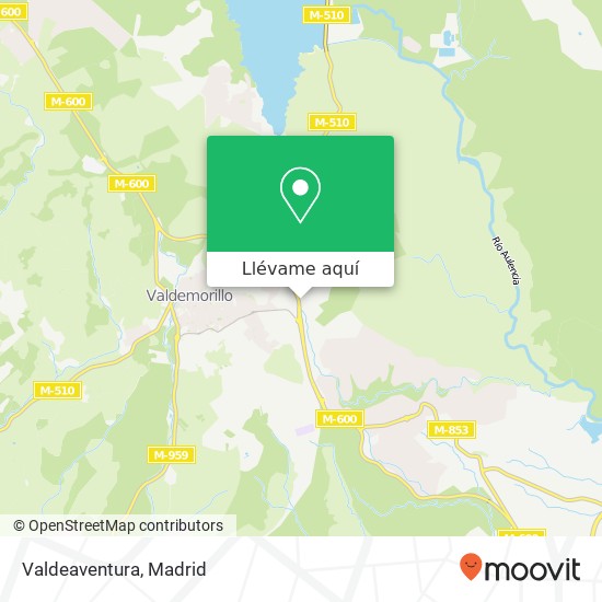 Mapa Valdeaventura