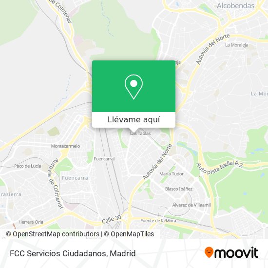 Mapa FCC Servicios Ciudadanos