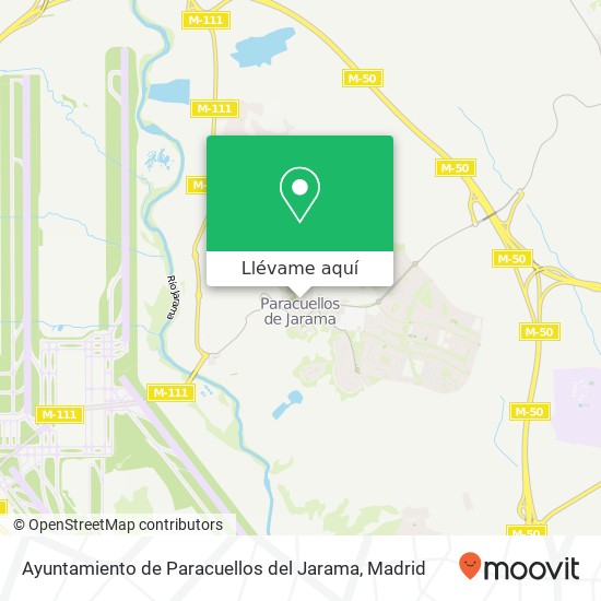 Mapa Ayuntamiento de Paracuellos del Jarama