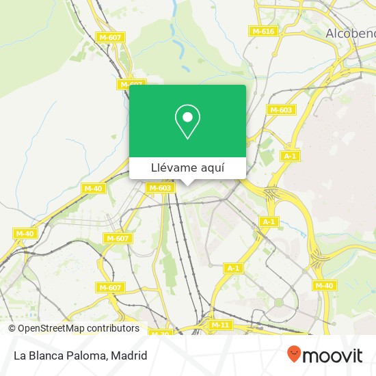 Mapa La Blanca Paloma