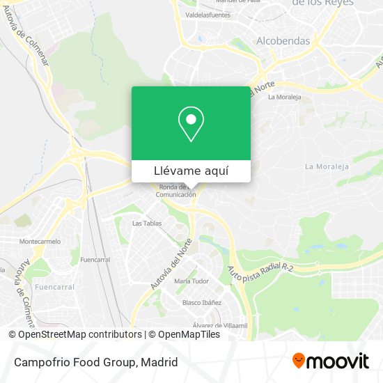 Mapa Campofrio Food Group