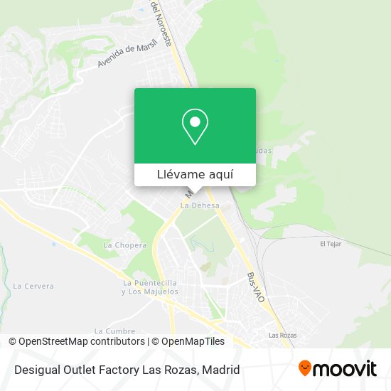 Mapa Desigual Outlet Factory Las Rozas