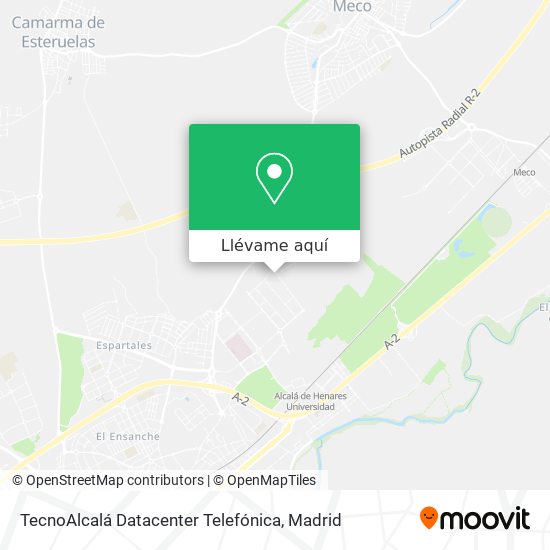 Mapa TecnoAlcalá Datacenter Telefónica