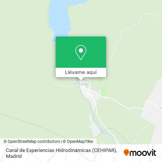Mapa Canal de Experiencias Hidrodinámicas (CEHIPAR)