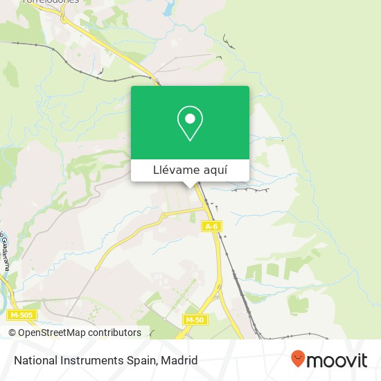 Mapa National Instruments Spain