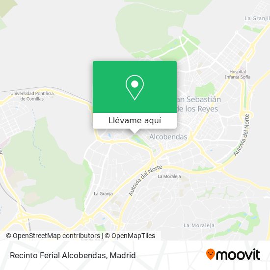 Mapa Recinto Ferial Alcobendas