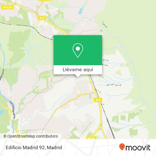 Mapa Edificio Madrid 92