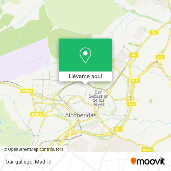 Mapa bar gallego