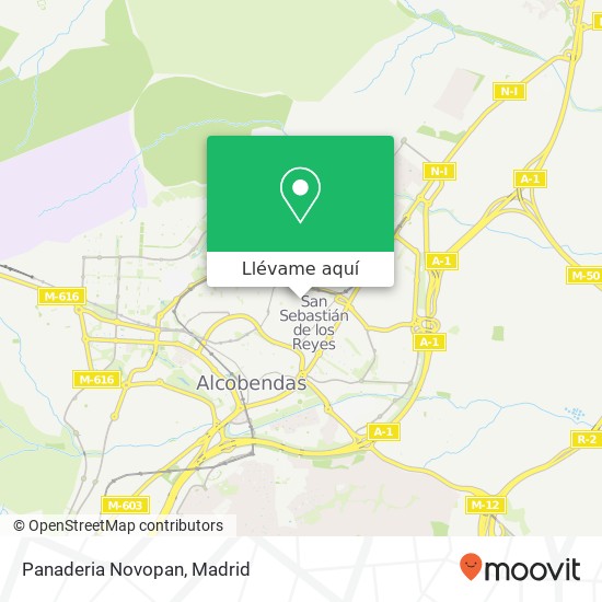 Mapa Panaderia Novopan