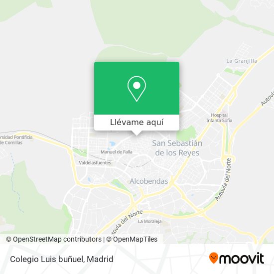 Mapa Colegio Luis buñuel