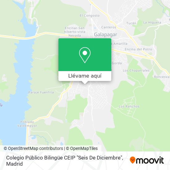 Mapa Colegio Público Bilingüe CEIP "Seis De Diciembre"