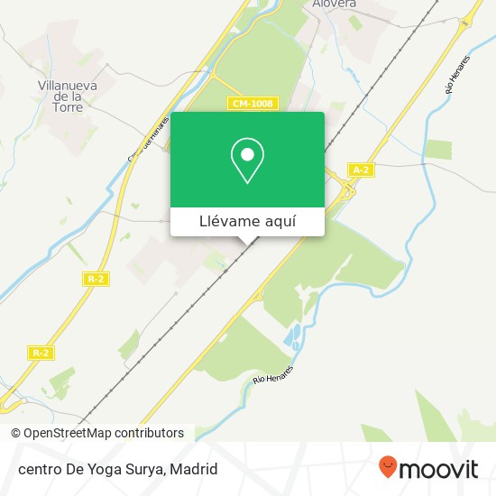 Mapa centro De Yoga Surya