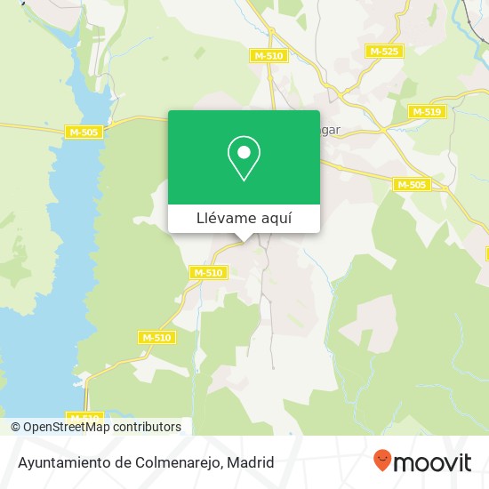 Mapa Ayuntamiento de Colmenarejo