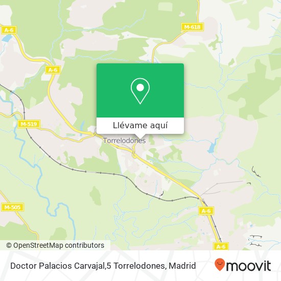 Mapa Doctor Palacios Carvajal,5 Torrelodones