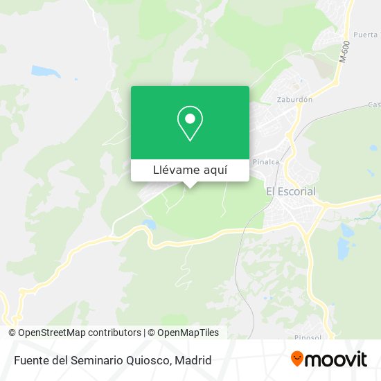 Mapa Fuente del Seminario Quiosco
