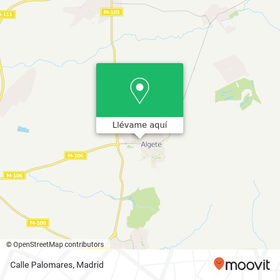 Mapa Calle Palomares