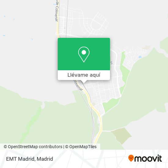 Mapa EMT Madrid