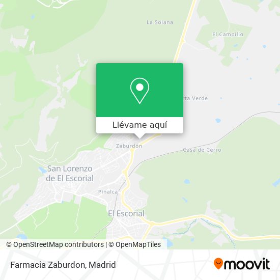 Mapa Farmacia Zaburdon
