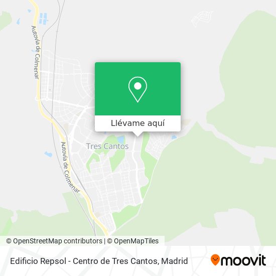 Mapa Edificio Repsol - Centro de Tres Cantos