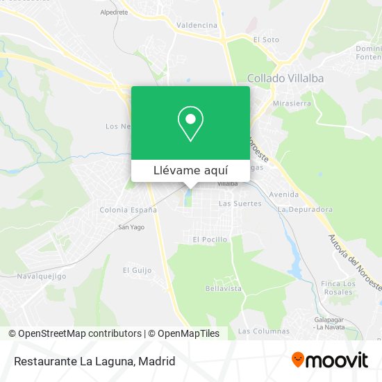 Mapa Restaurante La Laguna