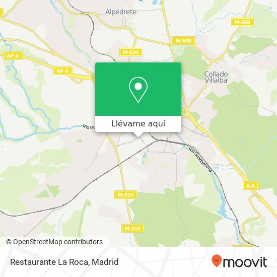 Mapa Restaurante La Roca