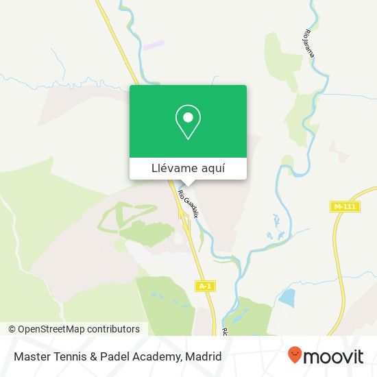 Mapa Master Tennis & Padel Academy