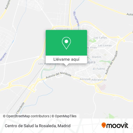 Mapa Centro de Salud la Rosaleda