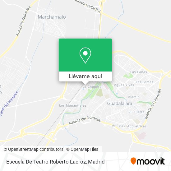 Mapa Escuela De Teatro Roberto Lacroz