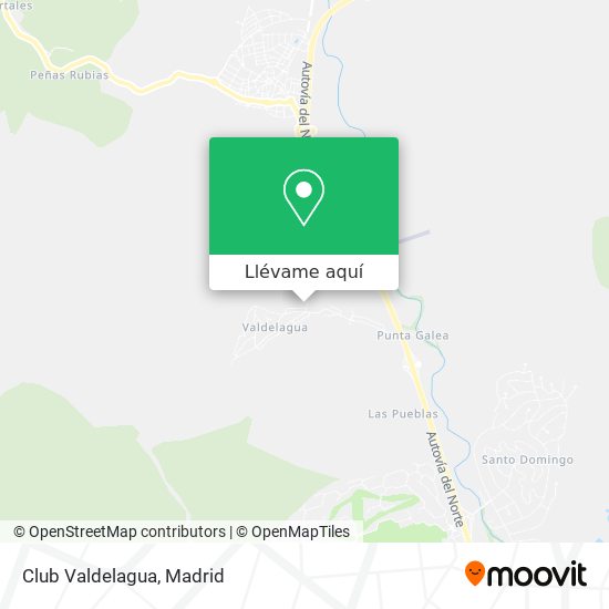 Mapa Club Valdelagua