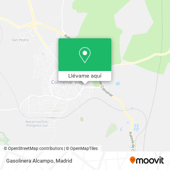 Mapa Gasolinera Alcampo