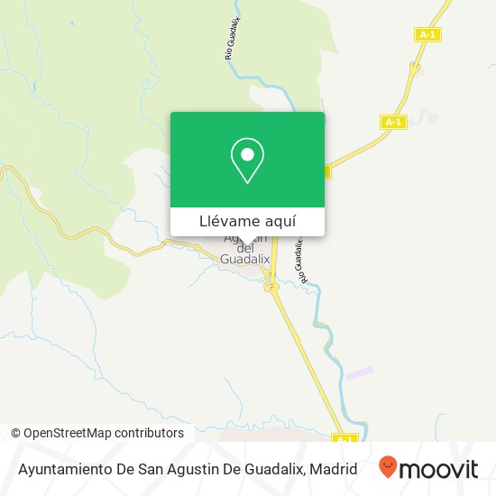 Mapa Ayuntamiento De San Agustin De Guadalix