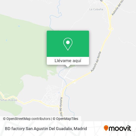 Mapa BD factory San Agustin Del Guadalix