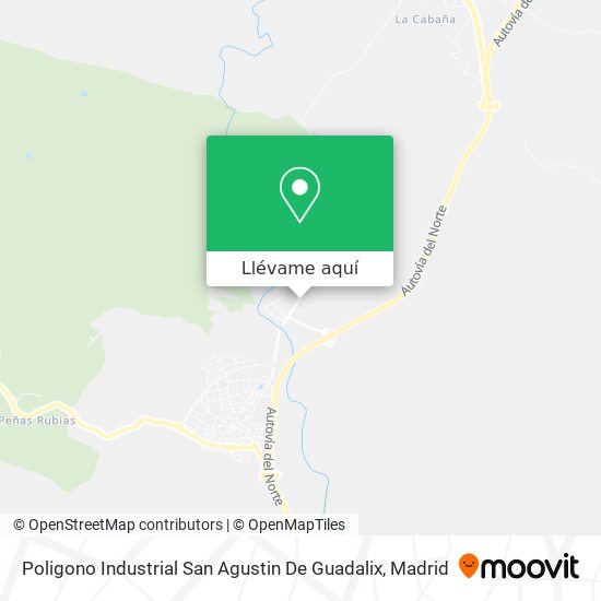 Mapa Poligono Industrial San Agustin De Guadalix