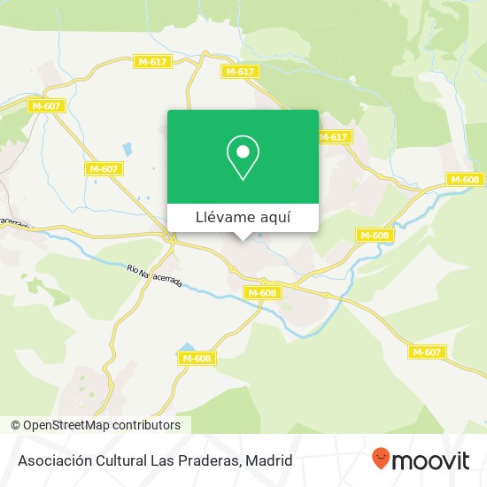 Mapa Asociación Cultural Las Praderas