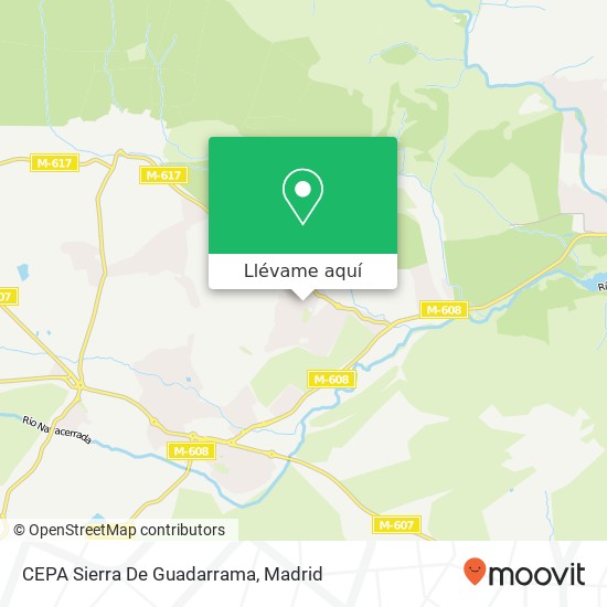 Mapa CEPA Sierra De Guadarrama