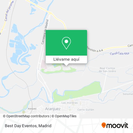 Mapa Best Day Eventos