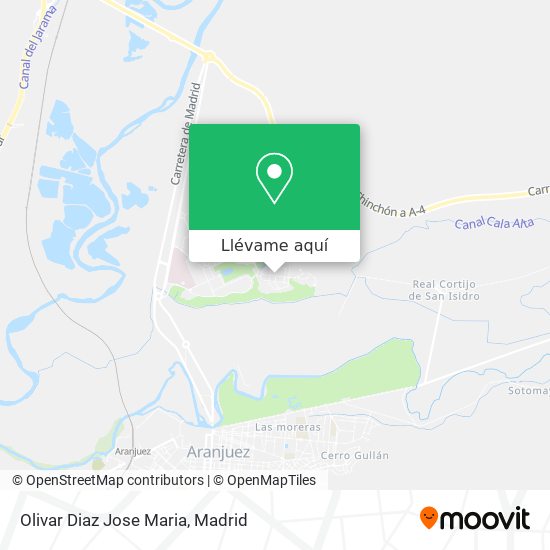 Mapa Olivar Diaz Jose Maria