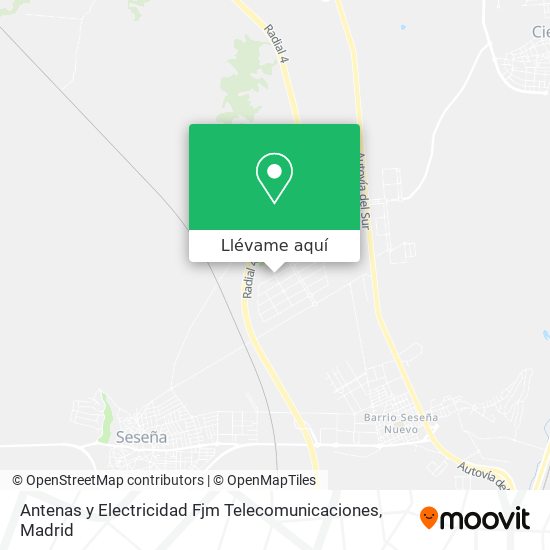 Mapa Antenas y Electricidad Fjm Telecomunicaciones