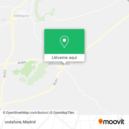 Mapa vodafone